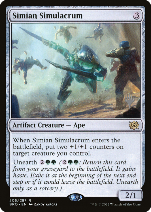 Simian Simulacrum (205) (Promo Pack) - Foil