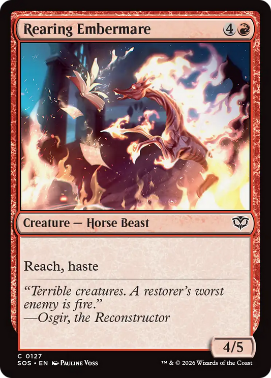 Rearing Embermare (SOS) - Foil