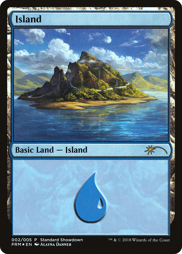 Island (002) (2018) (Standard Showdown) - Foil