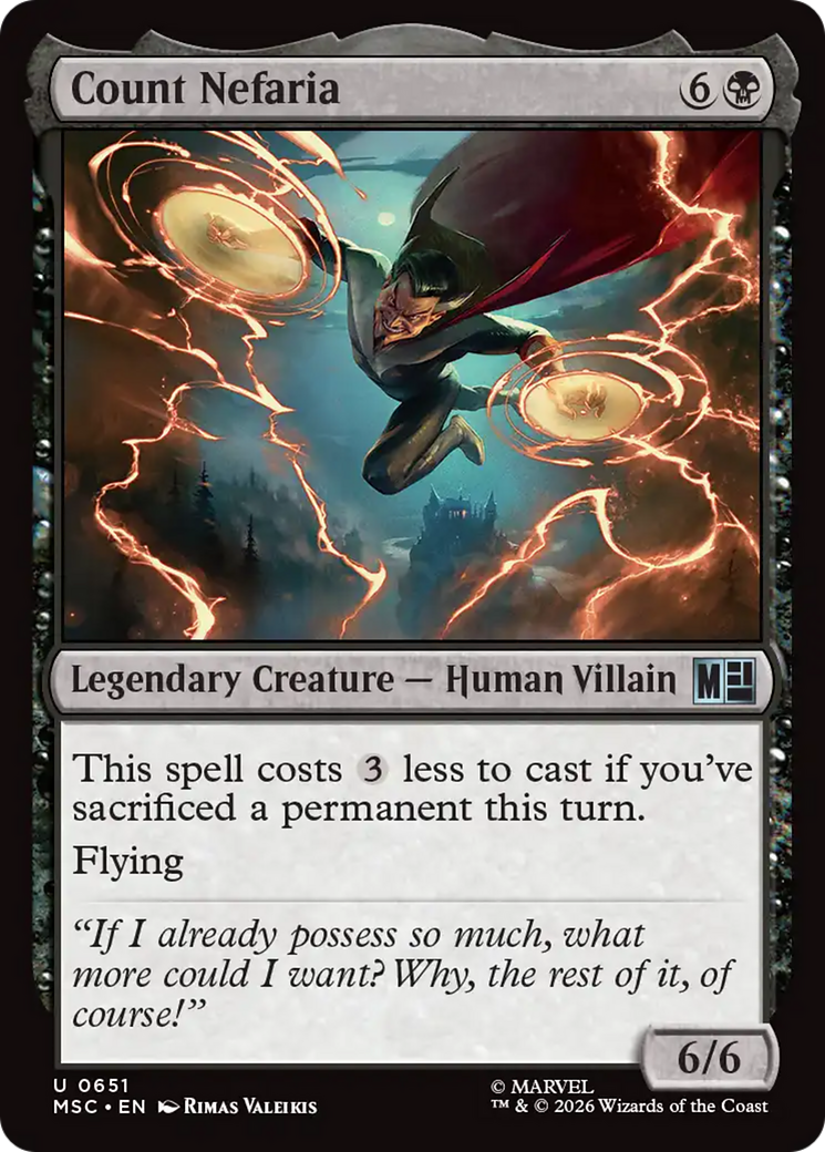 Count Nefaria (MSC) - Foil