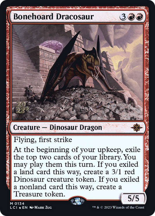 Bonehoard Dracosaur (0134) (Prerelease) - Foil