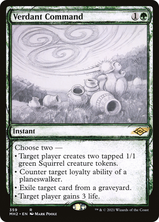 Verdant Command (359) (Showcase) - Foil