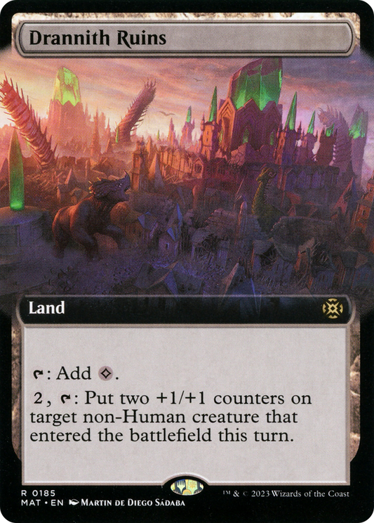 Drannith Ruins (0185) (Extended Art) - Foil