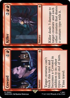 Coward // Killer (0682) - Surge Foil
