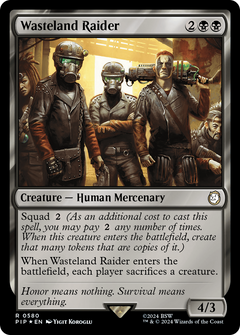 Wasteland Raider (0580) - Surge Foil