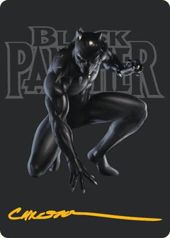 Black Panther, Hope Enduring (27/45) Art Card (AMSH) - Gold-Stamped Signature