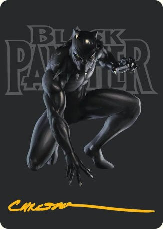 Black Panther, Hope Enduring (27/45) Art Card (AMSH) - Gold-Stamped Signature
