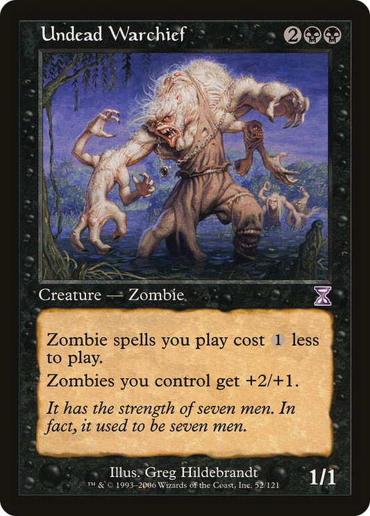 Undead Warchief - Foil