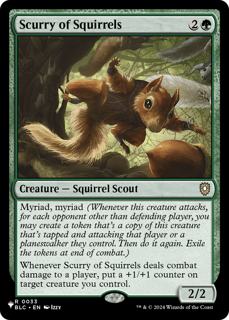 Scurry of Squirrels (BLC-33) (PLST)