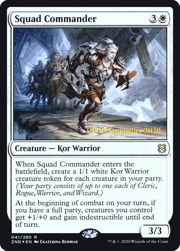 Squad Commander (041) (Prerelease) - Foil