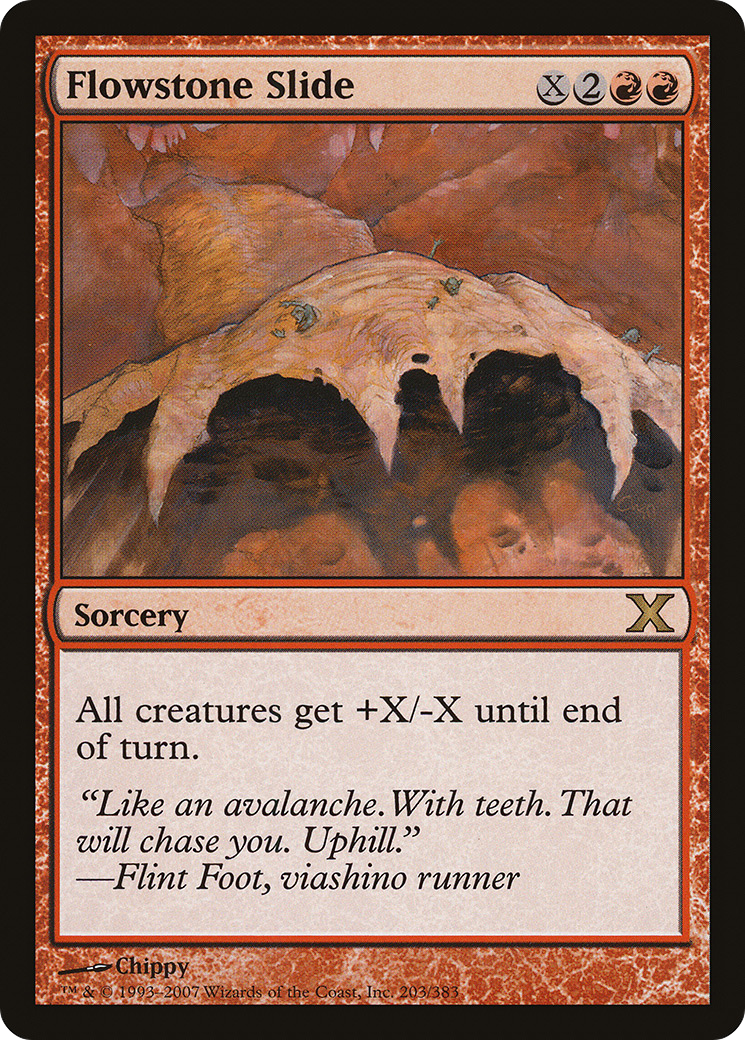 Flowstone Slide - Foil