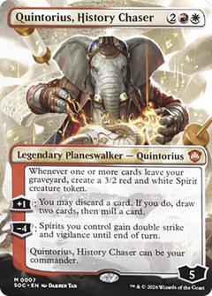 Quintorius, History Chaser (0007) (Borderless) (SOC) - Foil