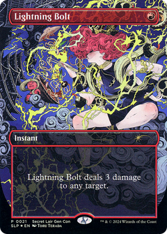 Lightning Bolt (0021) (Borderless) - Foil