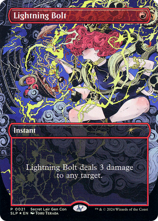 Lightning Bolt (0021) (Borderless) - Foil