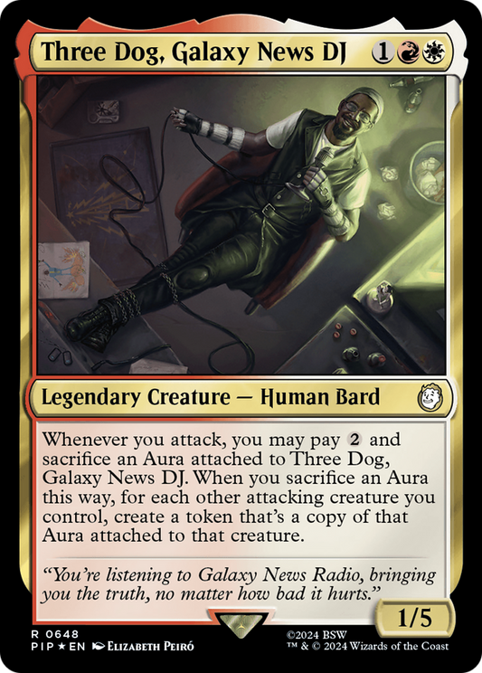 Three Dog, Galaxy News DJ (0648) - Surge Foil