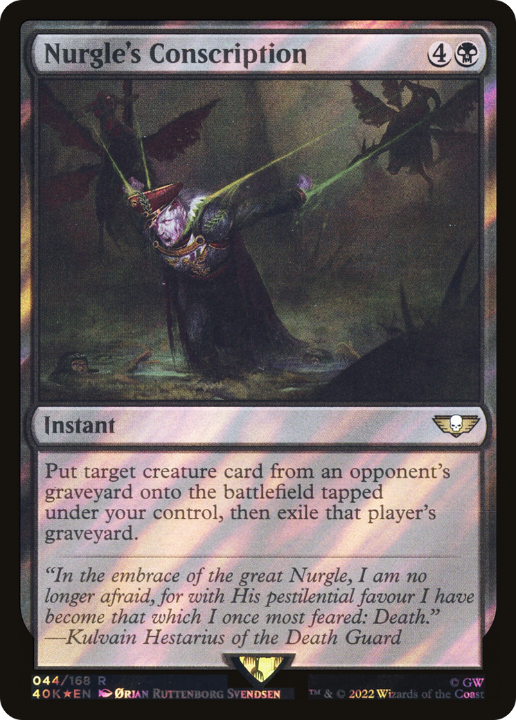 Nurgle's Conscription - Surge Foil