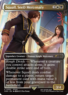 Squall, SeeD Mercenary (0002) (Borderless) - Foil