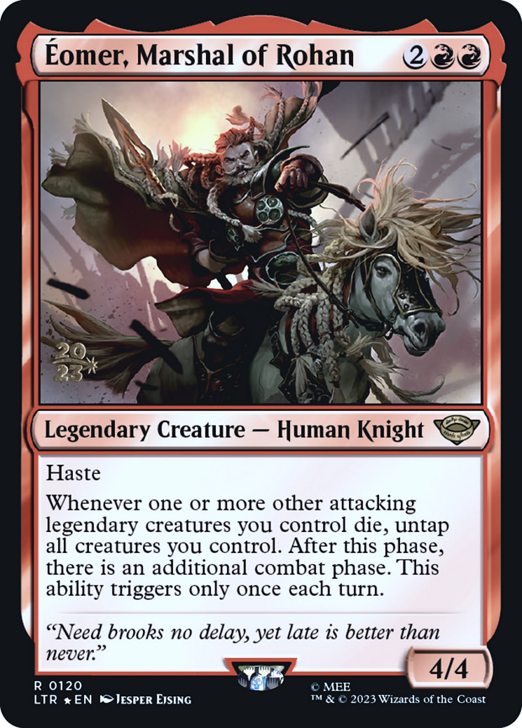 Eomer, Marshal of Rohan (0120) (Prerelease) - Foil