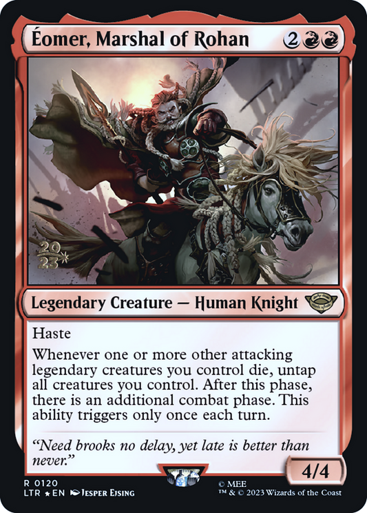Eomer, Marshal of Rohan (0120) (Prerelease) - Foil