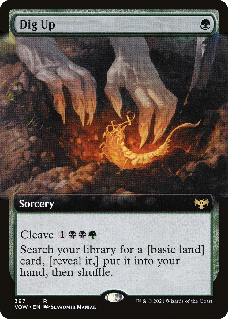 Dig Up (387) (Extended Art) - Foil