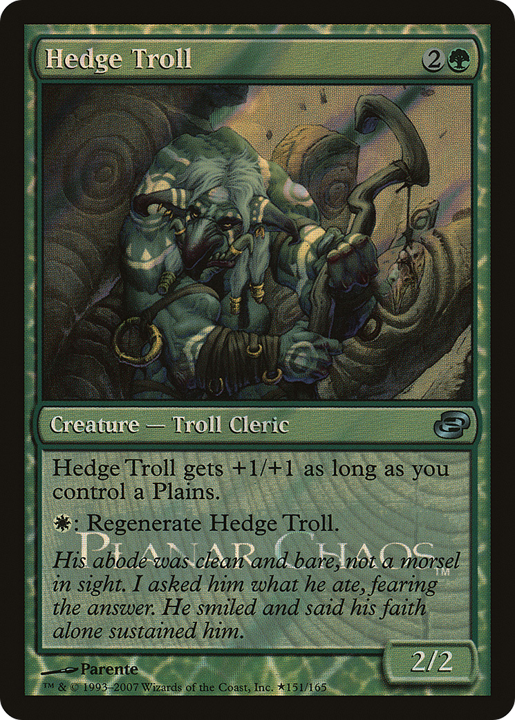 Hedge Troll - Foil - Launch Promo