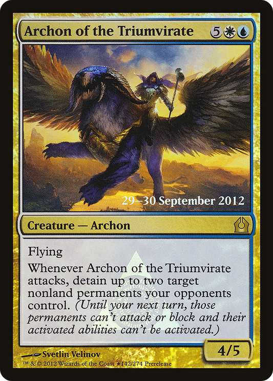 Archon of the Triumvirate (142) (Prerelease) - Foil