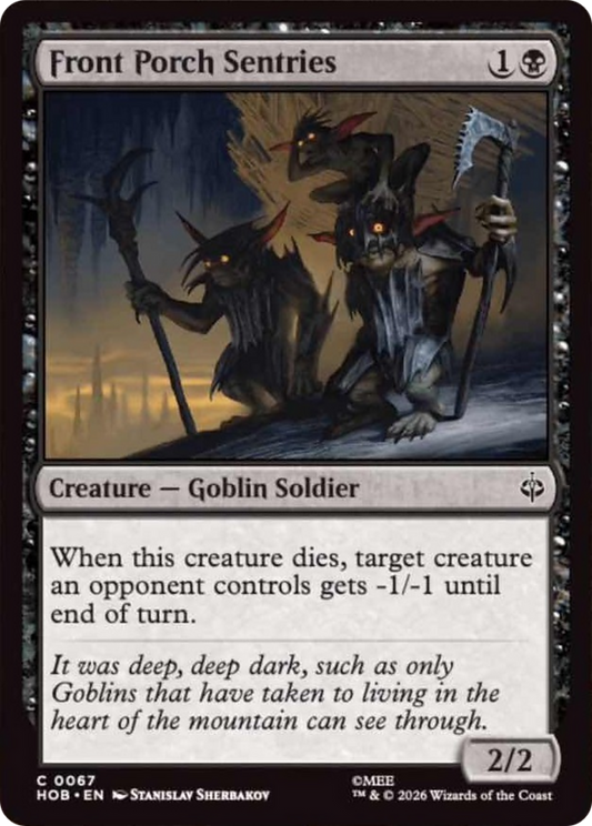 Front Porch Sentries (HOB) - Foil