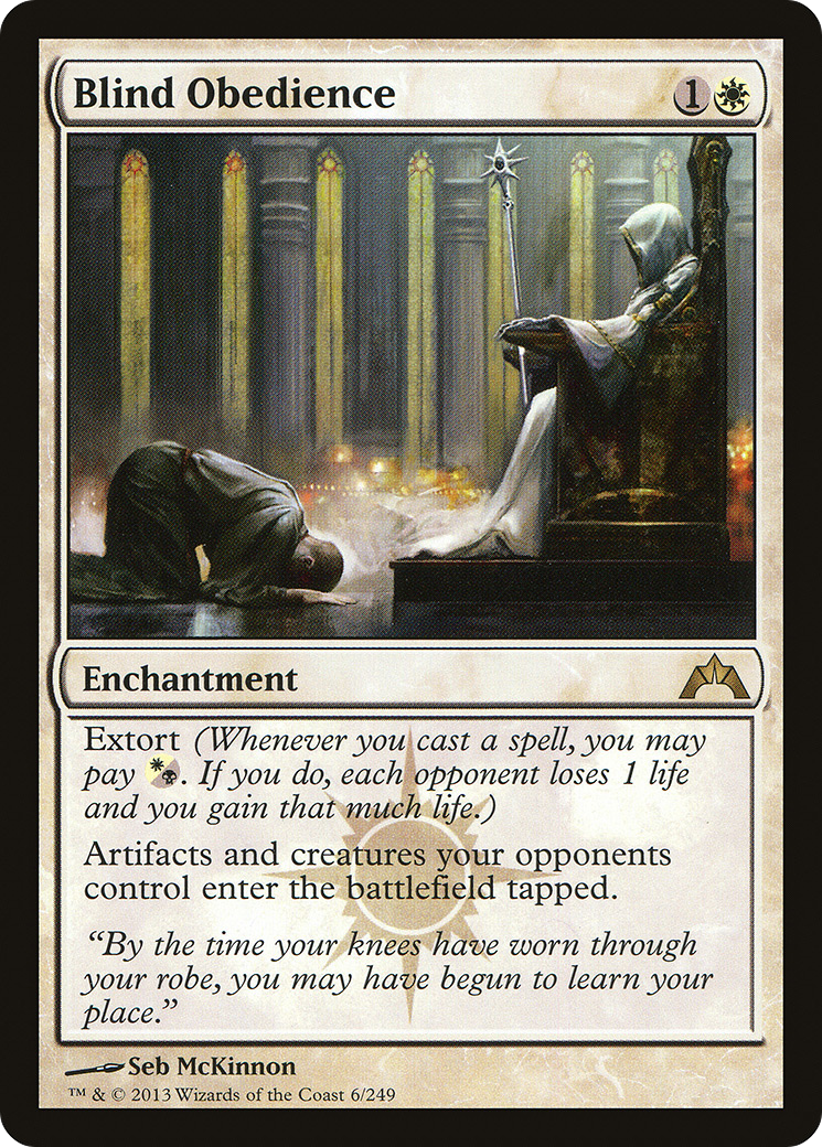 Blind Obedience - Foil