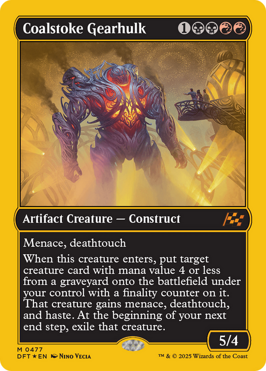 Coalstoke Gearhulk (0477) - First Place Foil