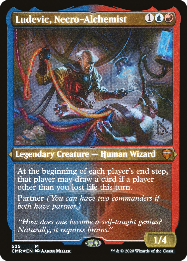 Ludevic, Necro-Alchemist - Foil Etched
