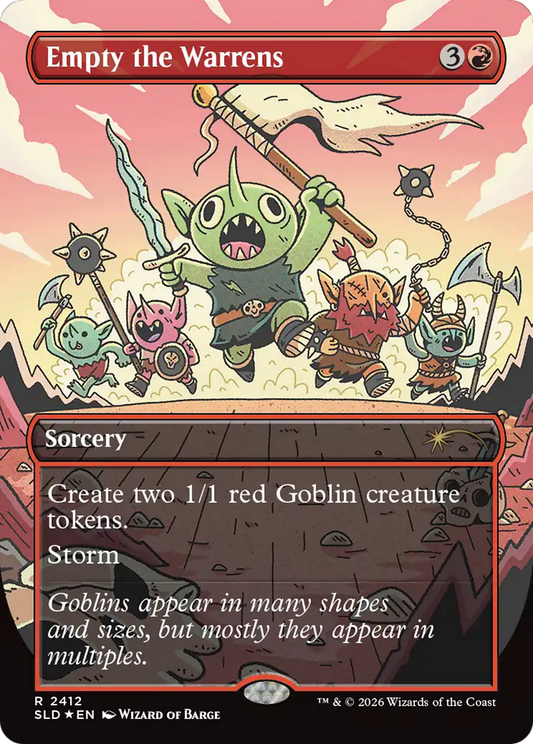 Empty the Warrens (2412) (Borderless) (SLD) - Foil