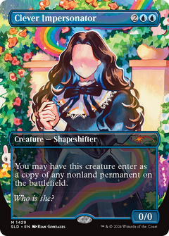 Clever Impersonator (1429) (Borderless) - Foil