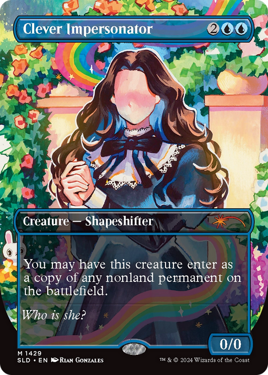 Clever Impersonator (1429) (Borderless) - Foil