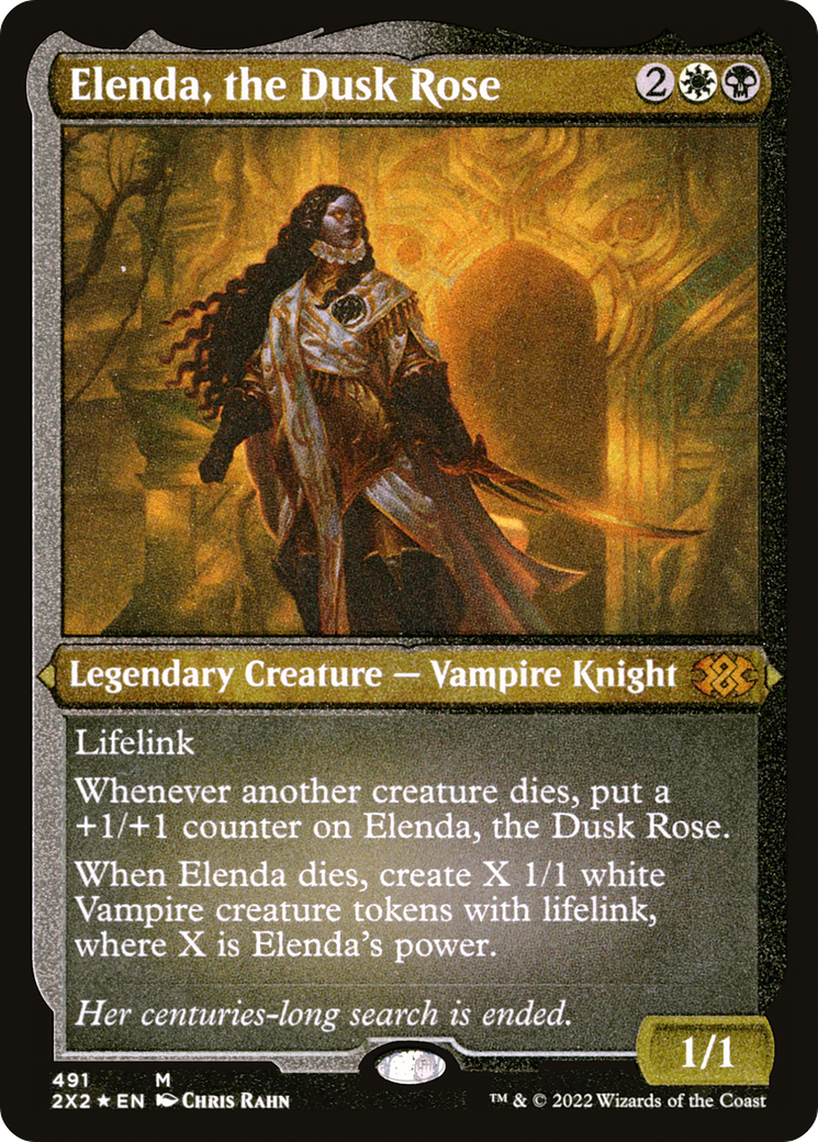 Elenda, the Dusk Rose - Foil Etched