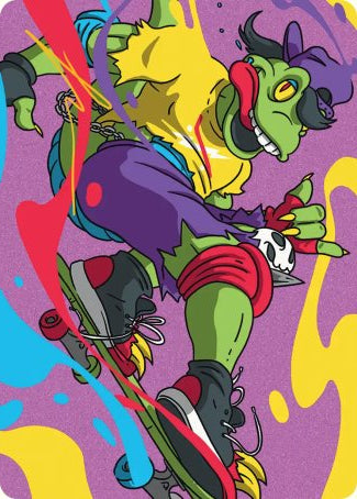 Mondo Gecko (26/54) Art Card (ATMT) - Gold-Stamped Signature