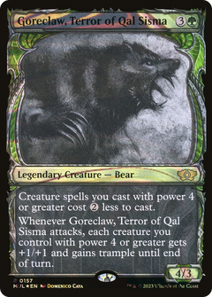 Goreclaw, Terror of Qal Sisma (0157) (Showcase) - Halo Foil