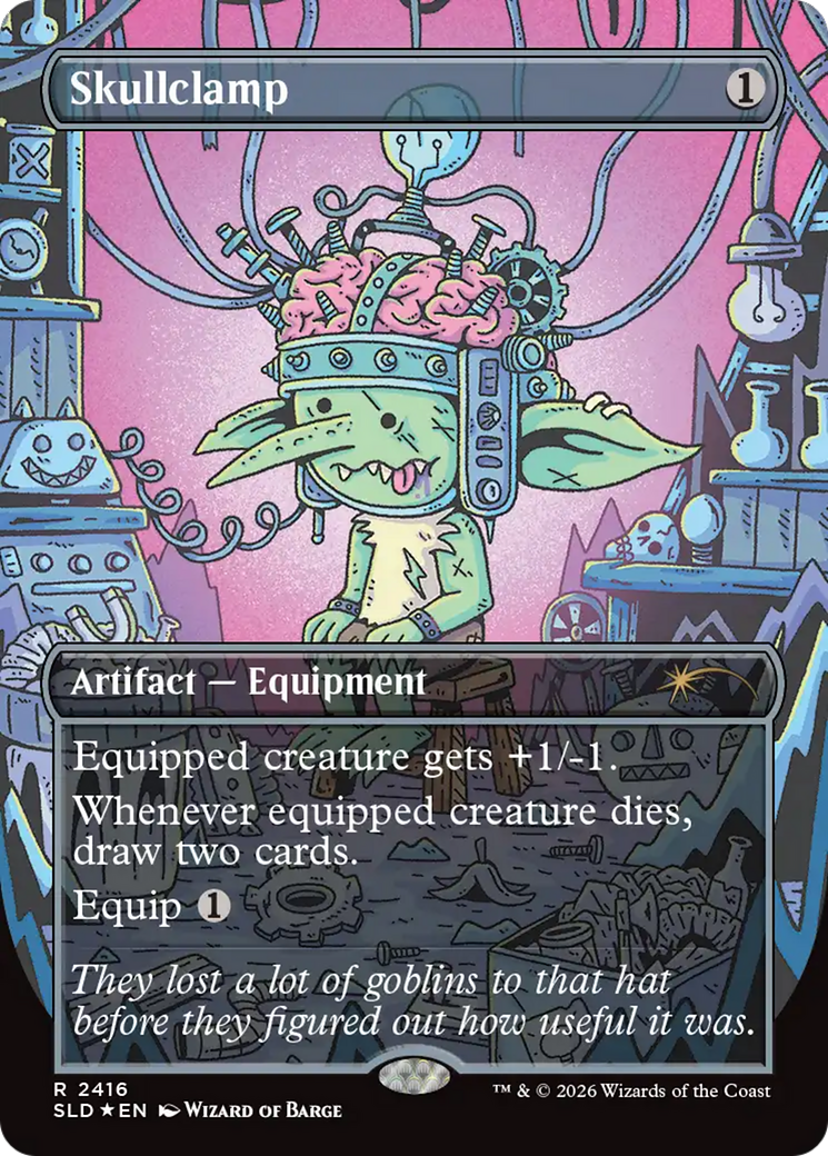 Skullclamp (2416) (Borderless) (SLD) - Foil