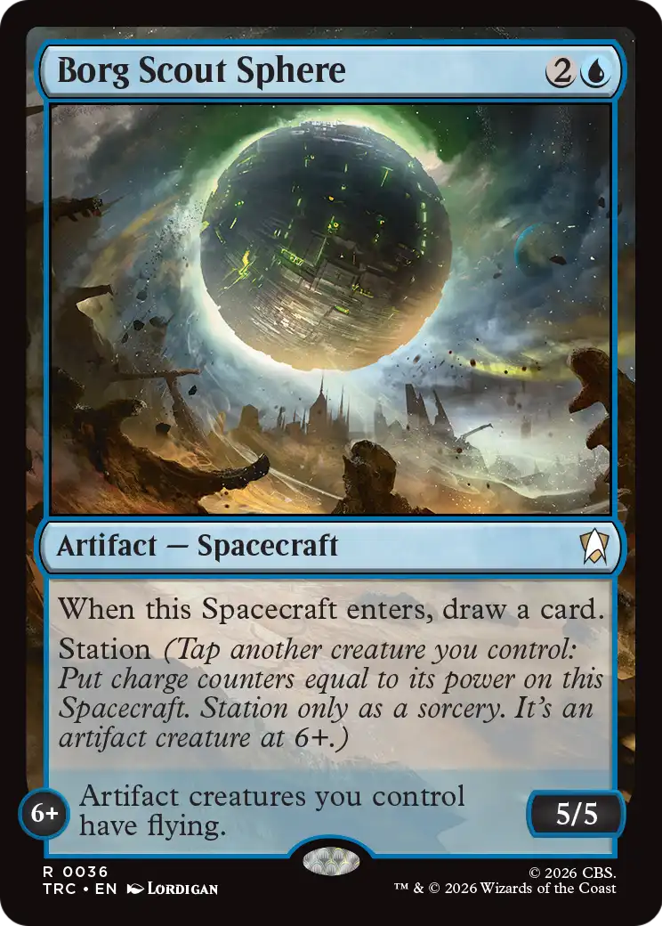 Borg Scout Sphere (TRC) - Surge Foil