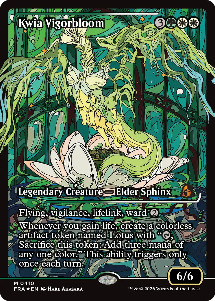 Kwia Vigorbloom (0410) (Showcase) (FRA) - Foil