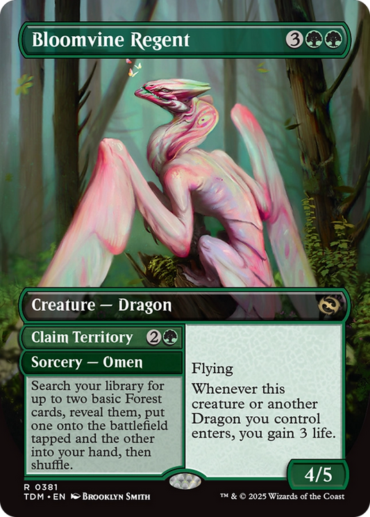 Bloomvine Regent // Claim Territory (0381) (Borderless) (Reversible) (TDM)