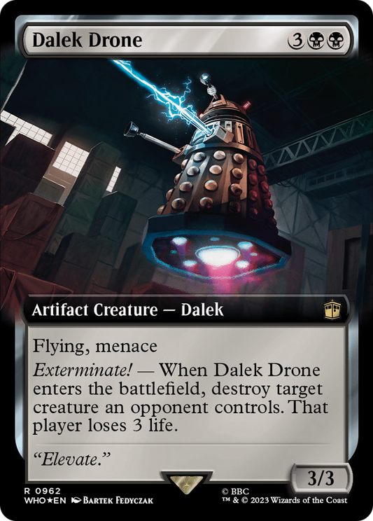 Dalek Drone (0962) (Extended Art) - Surge Foil