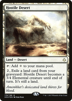 Hostile Desert (178) (Prerelease) - Foil