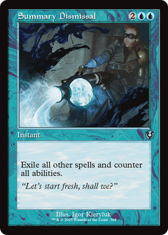 Summary Dismissal (0368) (Retro Frame) - Foil