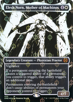 Elesh Norn, Mother of Machines (420) (Borderless) - Compleat Foil
