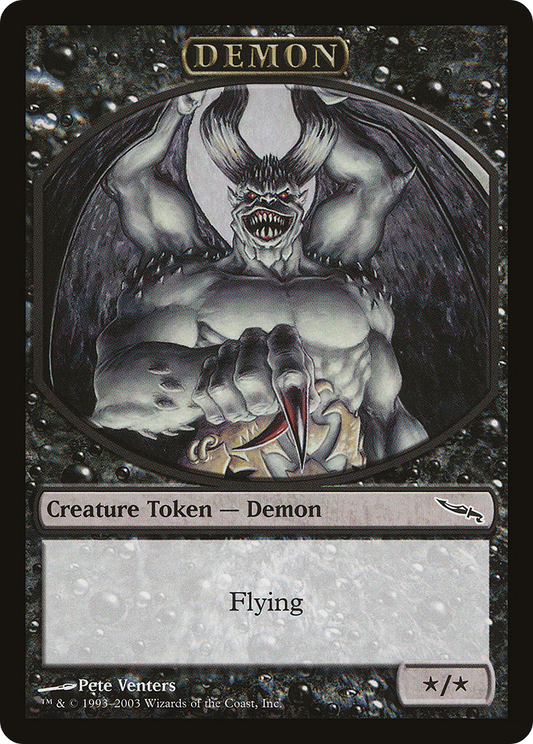 Demon Token - Mirrodin Player Rewards