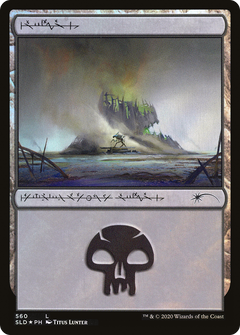 Swamp (560) (Phyrexian) - Foil