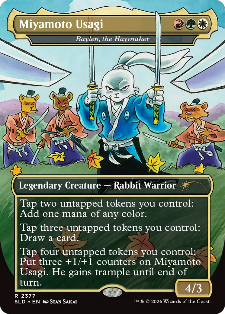 Baylen, the Haymaker (2377) (Borderless) (SLD) - Foil