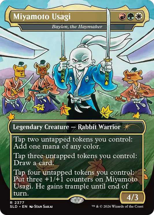 Baylen, the Haymaker (2377) (Borderless) (SLD) - Foil
