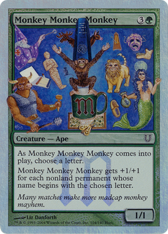 Monkey Monkey Monkey - Foil