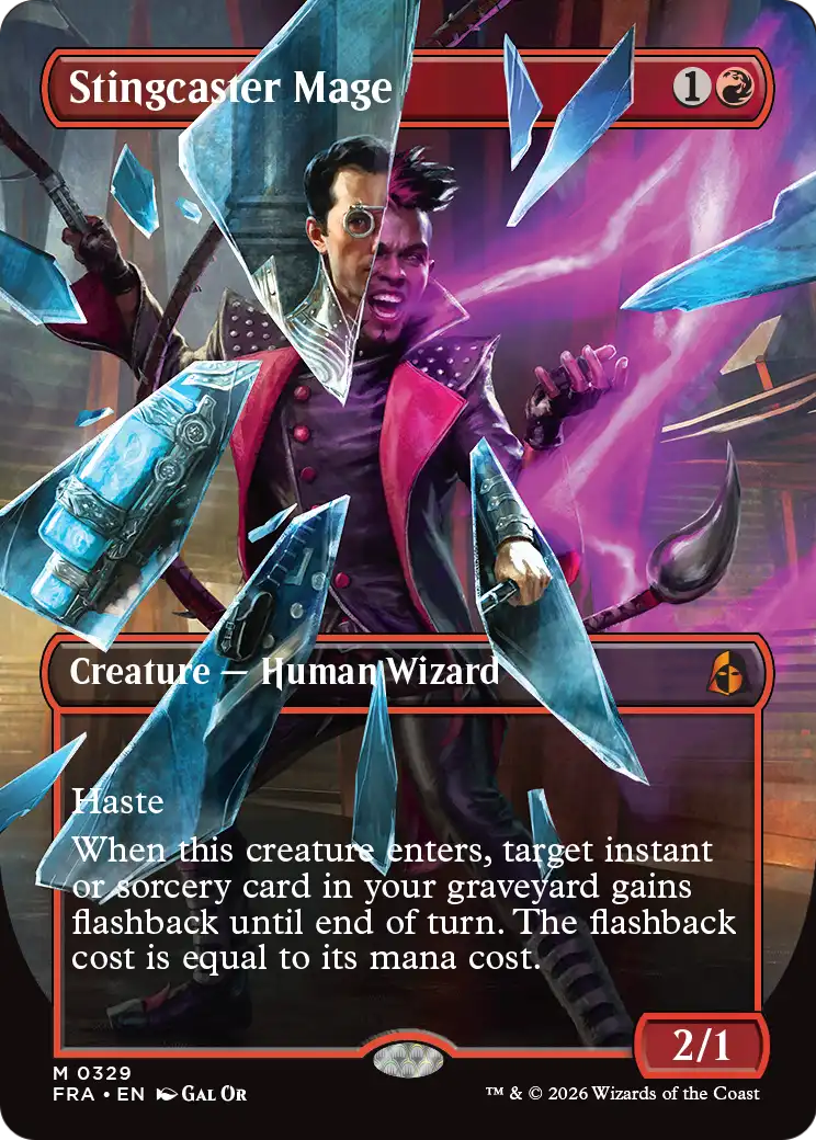 Stingcaster Mage (0329) (Borderless) (FRA)